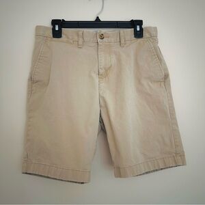 🔹Tommy Hilfiger Men’s Khaki Flat Front Shorts Size 31